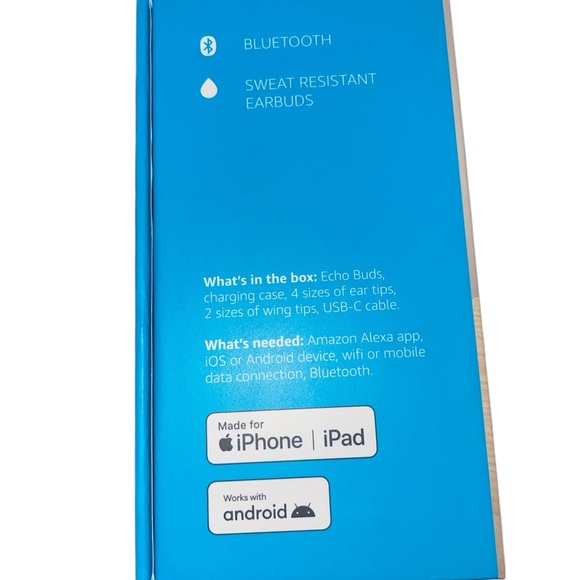 🌟NEW IN BOX🌟Amazon Echo Buds-Active Noise Cancellation (newest model) - Picture 2 of 5